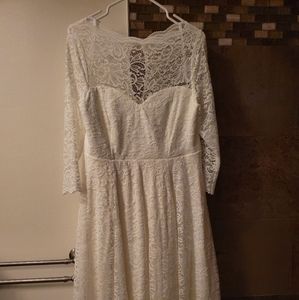 Ivory Torrid Wedding Dress